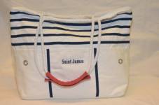 Saint James laukku Sac Plage, Väri: luonnon valkoinen / marine